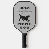 Raquette De Pickleball Chiens Pickleball Paddle (Verso)