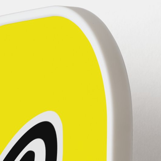 Raquette De Pickleball Chiffre de taureau français (Détail gauche)