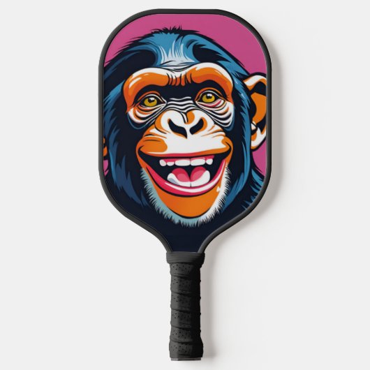 Raquette De Pickleball Chimpanzé fou mignon (Recto)
