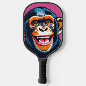Raquette De Pickleball Chimpanzé fou mignon (Verso)
