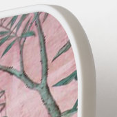 Raquette De Pickleball Chinoiserie rose (Détail gauche)