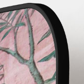 Raquette De Pickleball Chinoiserie rose (Détail gauche)
