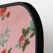 Raquette De Pickleball Chinoiserie rose (Détail gauche)