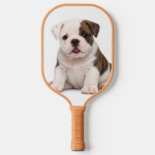 Raquette De Pickleball Chiot Bouledogue Anglais Mignon