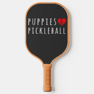 Raquette De Pickleball Chiots Et Pickelball Mignons Pickelball Hommes Fem