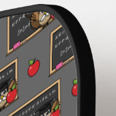 Raquette De Pickleball Chouette de maître mignonne avec un dessin à la po (Détail gauche)