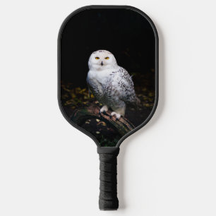 Raquette De Pickleball Chouette hivernale majestueuse