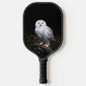 Raquette De Pickleball Chouette hivernale majestueuse (Recto)