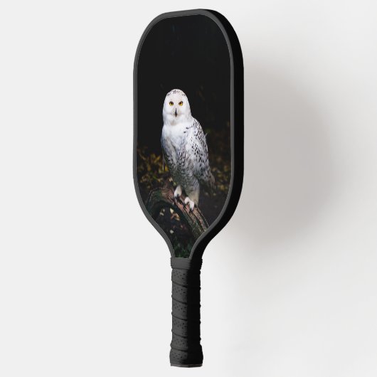 Raquette De Pickleball Chouette hivernale majestueuse (Gauche)