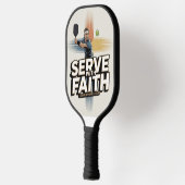 Raquette de pickleball chrétienne Servez avec foi (Gauche)