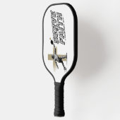 Raquette de Pickleball Chrétienne Servir Avec Foi (Gauche)