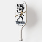Raquette de pickleball chrétienne 'Servir avec foi (Gauche)