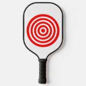 Raquette De Pickleball Cible rouge et blanche (Verso)