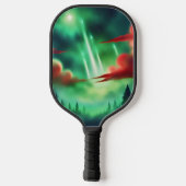 Raquette De Pickleball ciel vert (Verso)