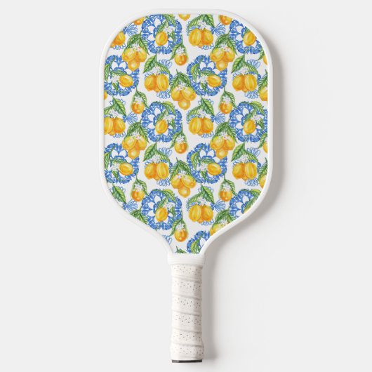 Raquette De Pickleball Citron imprimé italien classique Côte amalfitaine (Recto)