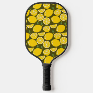 Raquette De Pickleball Citron Jaune Moderne Amusant mignon