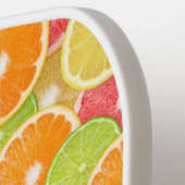 Raquette De Pickleball Citrus coloré nom personnalisé (Détail gauche)