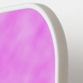 Raquette De Pickleball Clair rose violet violet Motif nuageux (Détail gauche)