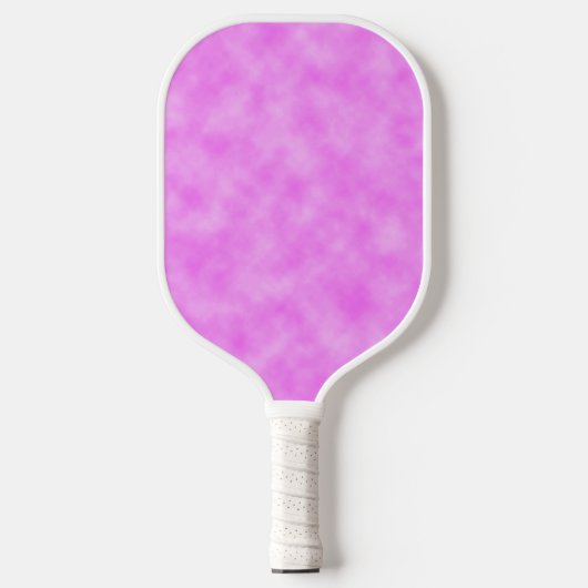 Raquette De Pickleball Clair rose violet violet Motif nuageux (Recto)