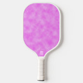 Raquette De Pickleball Clair rose violet violet Motif nuageux (Verso)