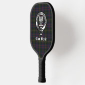 Raquette De Pickleball Clan Boyle Crest Badge & Tartan (Gauche)