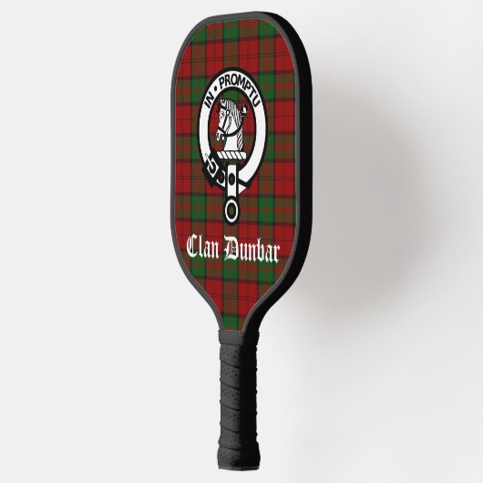 Raquette De Pickleball Clan Dunbar Tartan & Crest Badge (Gauche)