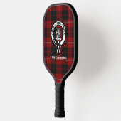 Raquette De Pickleball Clan écossais Cunningham Crest et Tartan (Gauche)