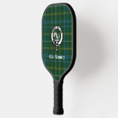 Raquette De Pickleball Clan Kennedy Crest Badge & Tartan (Gauche)