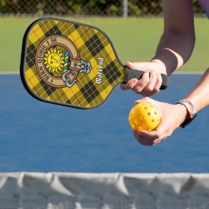 Raquette De Pickleball Clan MacLeod de Lewis Crête sur porte-clés tartan