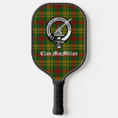 Raquette De Pickleball Clan MacMillan Crest Badge & Tartan (Verso)