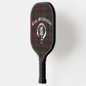 Raquette De Pickleball Clan Middleton Crest Badge et Tartan (Gauche)