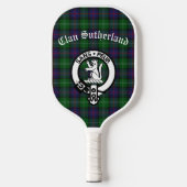 Raquette De Pickleball Clan Sutherland Crest & Tartan (Recto)