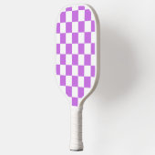 Raquette De Pickleball Classic visual magenta checkerboard  (Gauche)