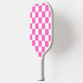 Raquette De Pickleball Classic visual pink checkerboard  (Gauche)