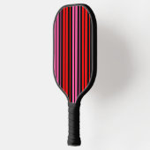 Raquette De Pickleball Classique design à rayures verticales rouges et ro (Gauche)