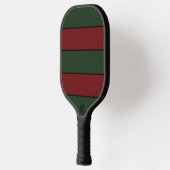Raquette De Pickleball Classique Grille Verte Et Rouge De Noël (Gauche)