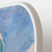 Raquette De Pickleball Claude Monet - Femme avec Parasol face à gauche (Détail gauche)