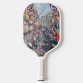 Raquette De Pickleball Claude Monet - La Rue Montorgueil - Paris (Verso)