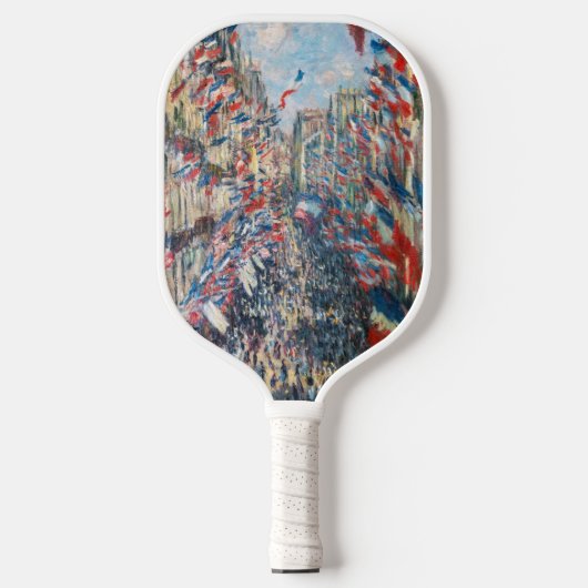 Raquette De Pickleball Claude Monet - La Rue Montorgueil - Paris (Recto)