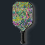 Raquette De Pickleball Claude Monet - Le jardin d'Iris à Giverny<br><div class="desc">Jardin d'Iris à Giverny / Jardin d'Artiste à Giverny - Claude Monet,  1899-1900</div>