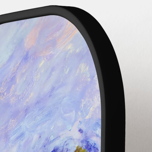 Raquette De Pickleball Claude Monet - Lilac Irises / Iris Mauves (Détail gauche)