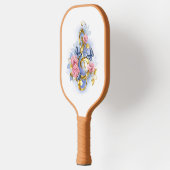 Raquette De Pickleball Clé de fer avec roses roses roses (Gauche)