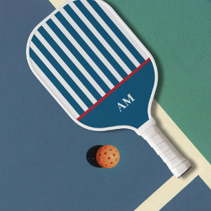 Raquette De Pickleball Club de pays à rayures rouges et blanches