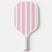 Raquette De Pickleball Coastal Chic Beach Club Pink Stripe Tropical (Verso)