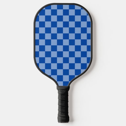 Raquette De Pickleball Cobalt Blue Checkerboard (Recto)