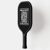 Raquette De Pickleball Code QR de marketing commercial (Gauche)
