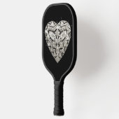 Raquette De Pickleball Coeur argenté élégant (Gauche)