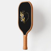 Raquette De Pickleball Coeur aux papillons d'or (Gauche)
