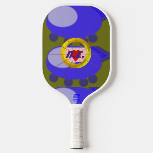 Raquette De Pickleball Coeur vaisseau spatial Pickleball moderne Paddle