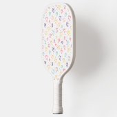 Raquette de Pickleball Cœurs Colorés (Gauche)